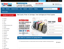 Tablet Screenshot of inktonerstore.com